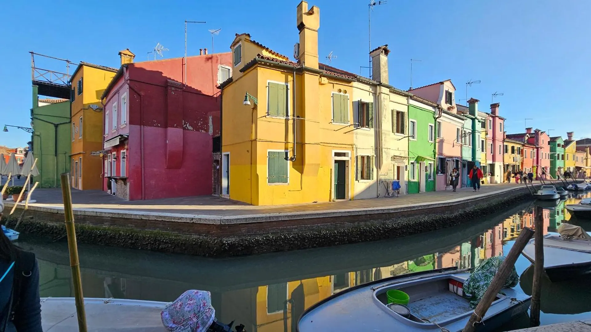 Semesterbostad Casa Yellow Corner Burano Venedig Italien