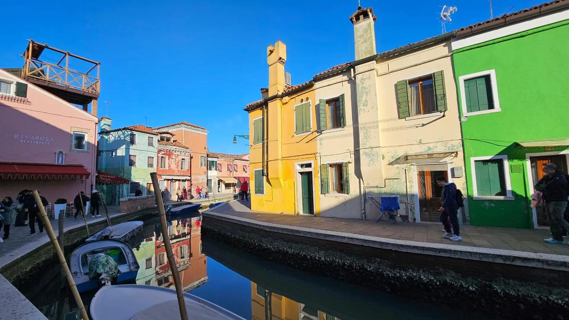 Semesterbostad Casa Yellow Corner Burano Venedig Italien