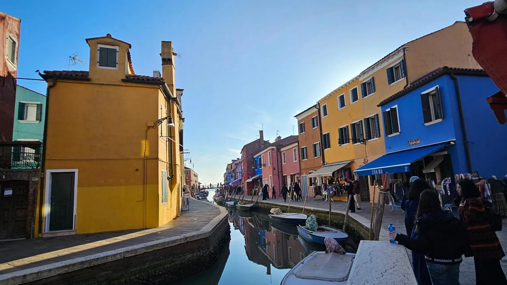 Casa Yellow Corner Burano Venice Italy